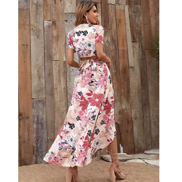 2-Piece Boho Crop Top+Skirt Set - Picture 6 of 6